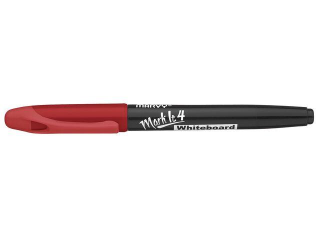 Whiteboardpenna Marvy Markit Rund Röd 2.0mm