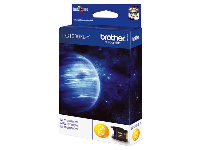 Bläckpatroner Brother LC1280XLY Gul