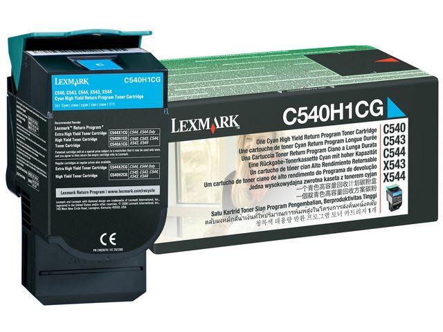 Toner Lexmark C540H1CG Cyan