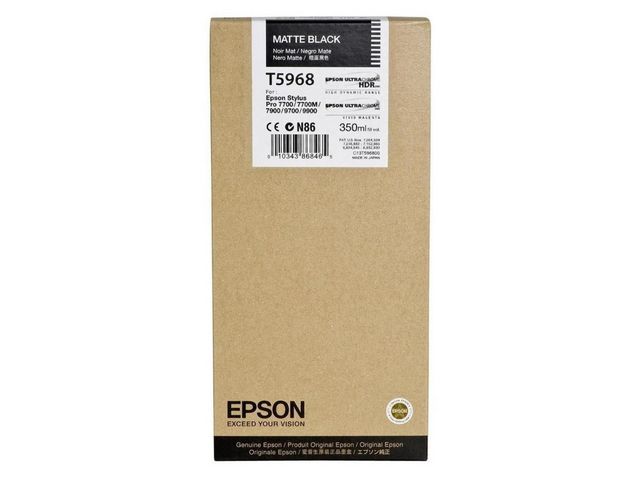 Bläckpatroner Epson C13T596800 Matt Svart