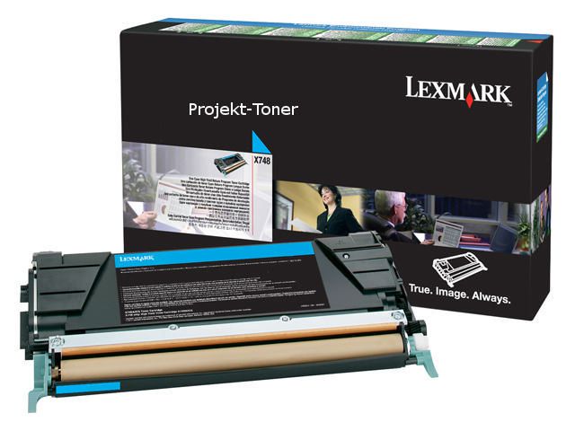 Toner Lexmark X748H3CG Cyan