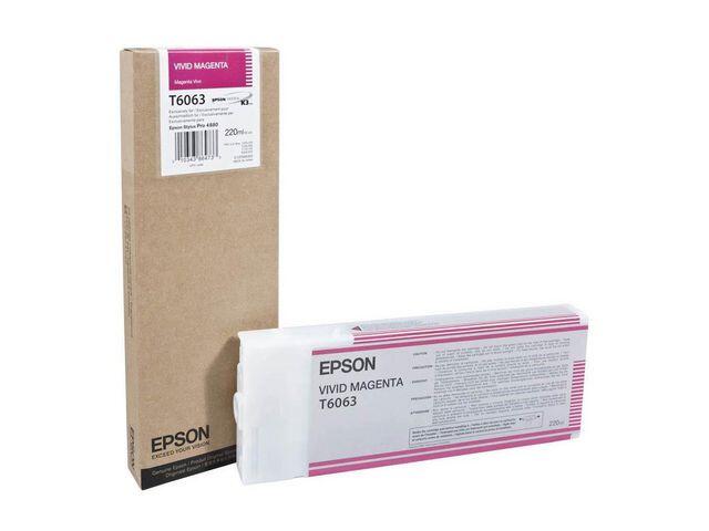 Bläckpatroner Epson C13T606300 Levande Magenta
