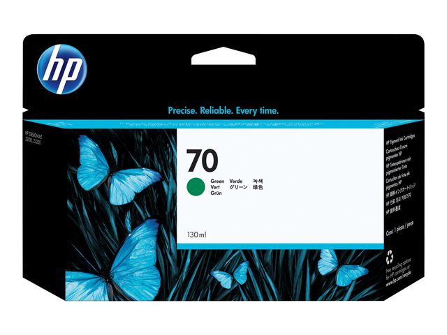 Bläckpatroner HP C9457A 70 Grön