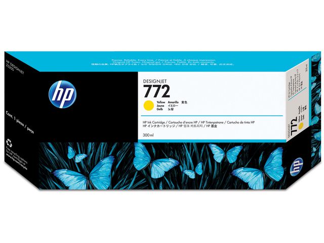 Bläckpatroner HP CN630A 772 Gul