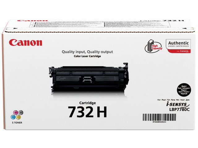 Toner Canon 732 HC Svart