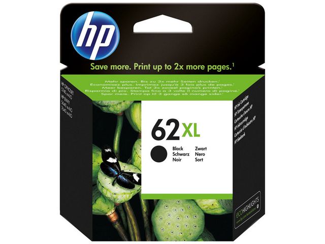 Bläckpatroner HP C2P05AE 62XL Svart