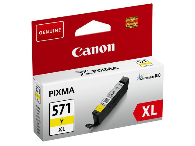 Bläckpatroner Canon CLI-571XL Gul