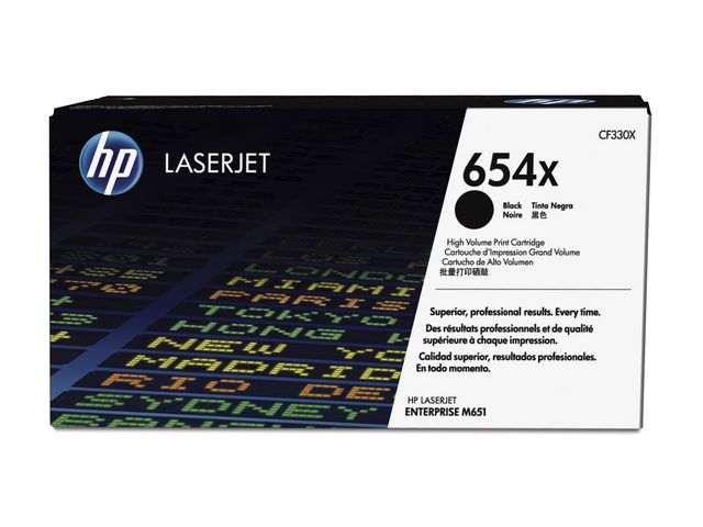 Toner HP CF330X 654X Svart