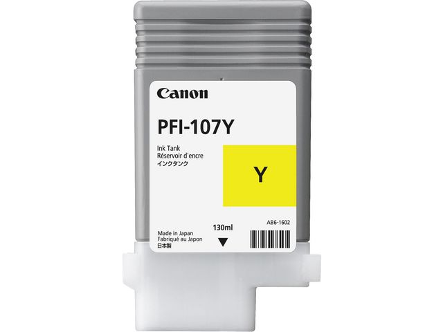 Bläckpatroner Canon PFI-107Y Gul