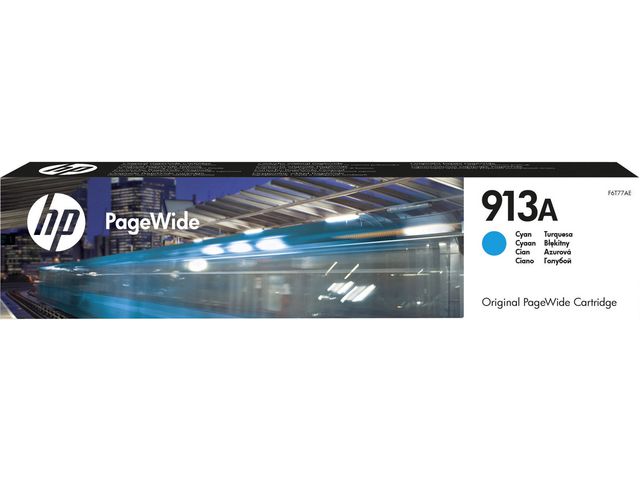 Bläckpatroner HP F6T77AE 913A Cyan