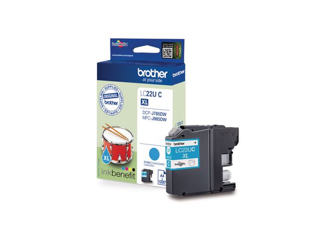 Bläckpatroner Brother LC22UC Cyan