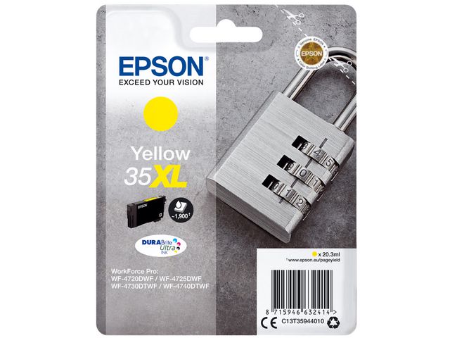 Bläckpatroner Epson T3594 XL Gul