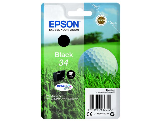 Bläckpatroner Epson T3461 Svart