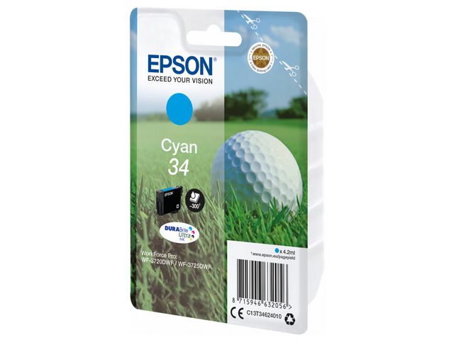 Bläckpatroner Epson T3462 Cyan
