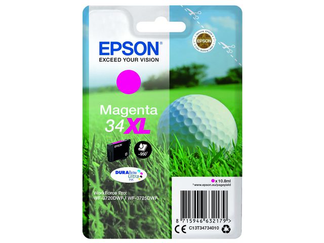 Bläckpatroner Epson T3473 XL Magenta