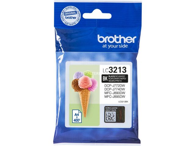 Bläckpatroner Brother LC3213BK Svart