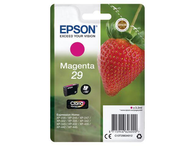 Bläckpatroner Epson C13T29834012 Magenta