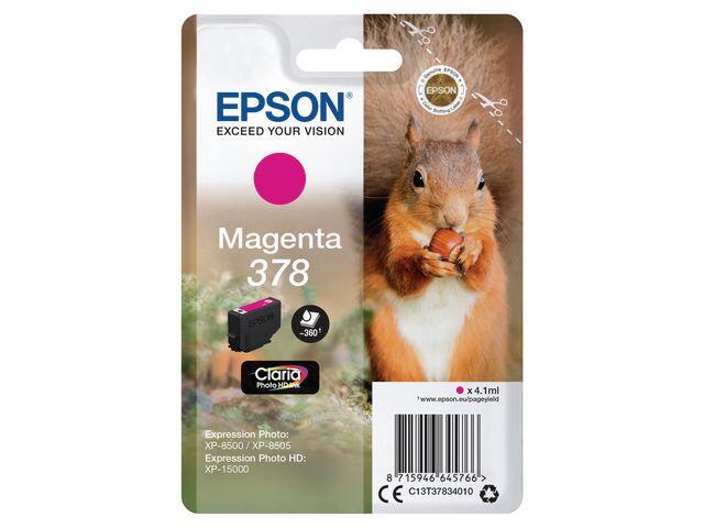 Bläckpatroner Epson C13T37834010 Magenta