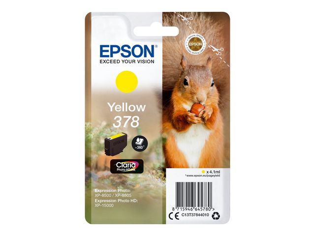 Bläckpatroner Epson C13T37844010 Gul
