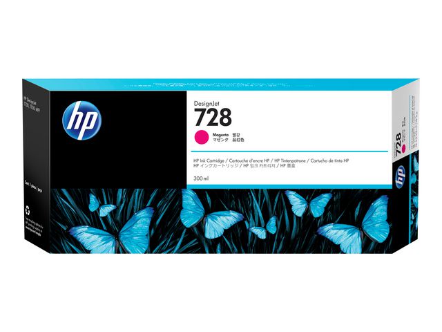 Bläckpatroner HP F9K16A 728 Magenta