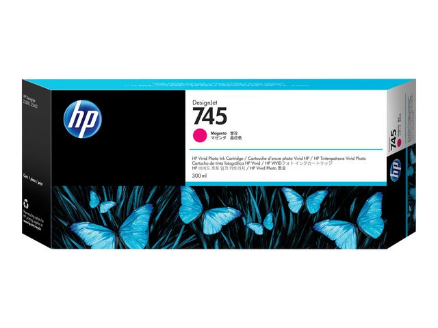 Bläckpatroner HP F9K01A 745 Magenta