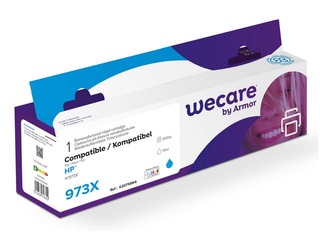 Bläckpatroner Wecare HP 973X Cyan