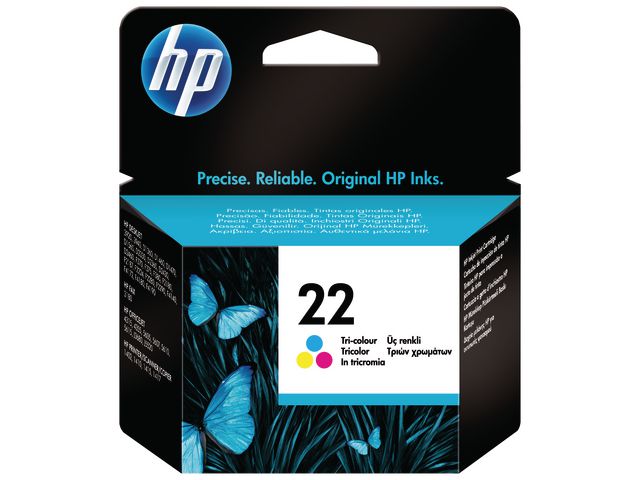 Bläckpatroner HP C9352AE 22 Trefärg