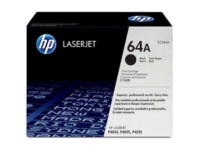 Toner HP CC364A 64A Svart