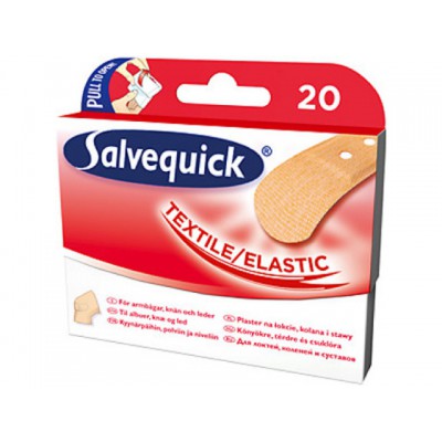 Plåster Salvequick Textile Medium 20st