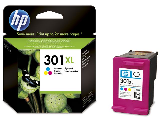 Bläckpatroner HP CH564EE 301XL Trefärg