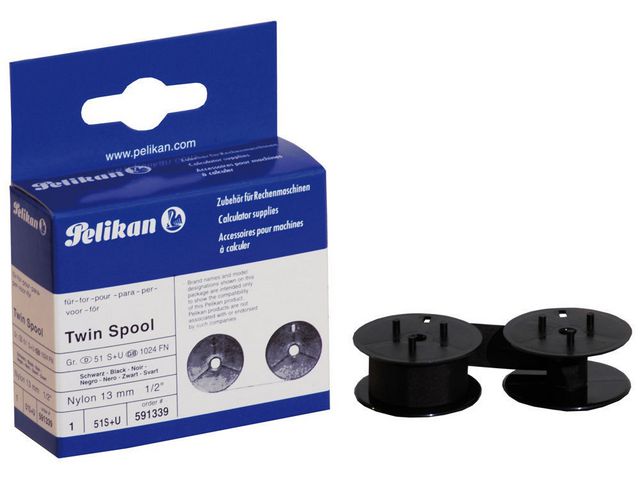 Färgband Pelikan 591339 Svart Spole 51