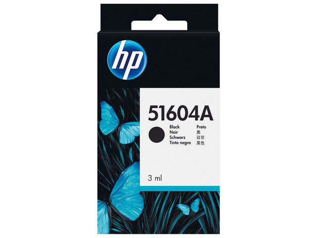 Bläckpatroner HP 51604A CJ-3A Svart