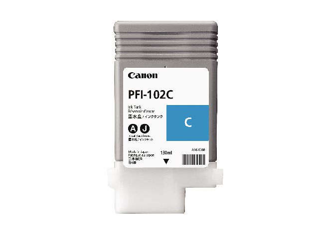 Bläckpatroner Canon PFI-102C Cyan