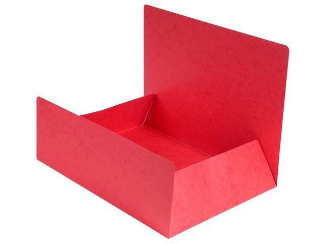 Mapp Exacompta 3-Klaff Röd A4 400g