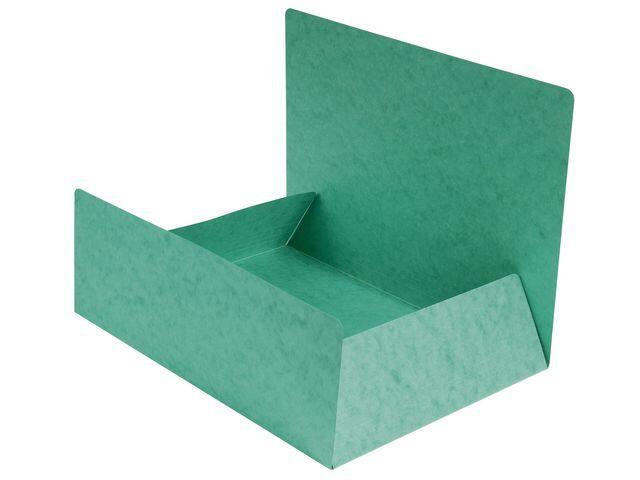 Mapp Exacompta 3-Klaff Grön A4 400g
