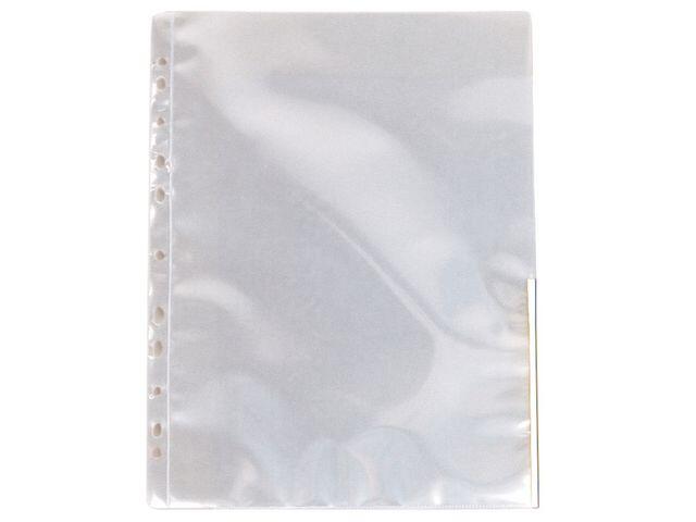 Plastficka Esselte Signal Vit A4 0.11mm 100st