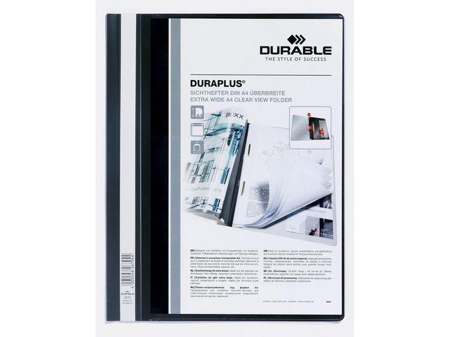 Offertmapp Duraplus Durable Eu med Ficka Svart A4+