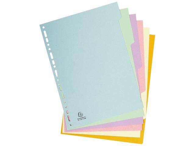 Pappersregister Exacompta Forever A4 6-delad