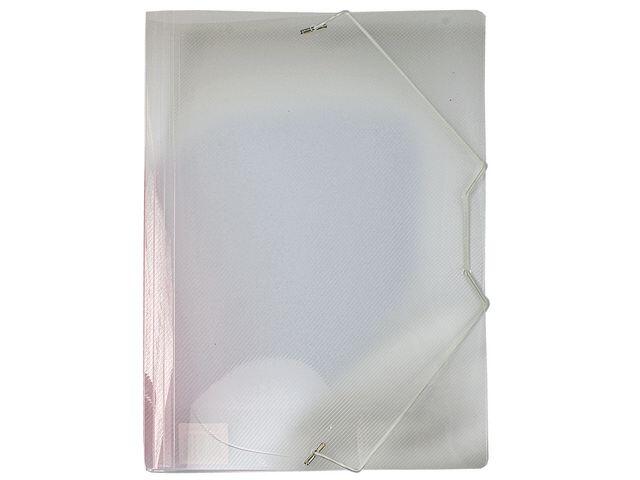 Gummibandsmapp Nordic Brands Plast Transparent A4