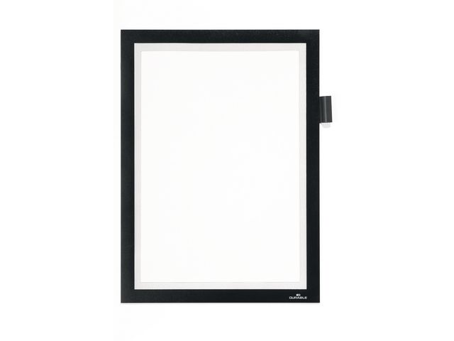 Inforam Durable Självhäftande Duraframe Note Svart A4
