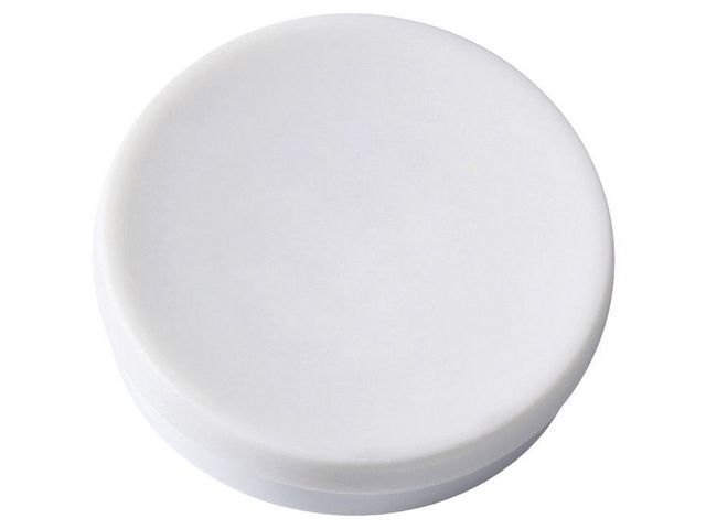Magnetknappar Actual Rund Vit 25mm 10st