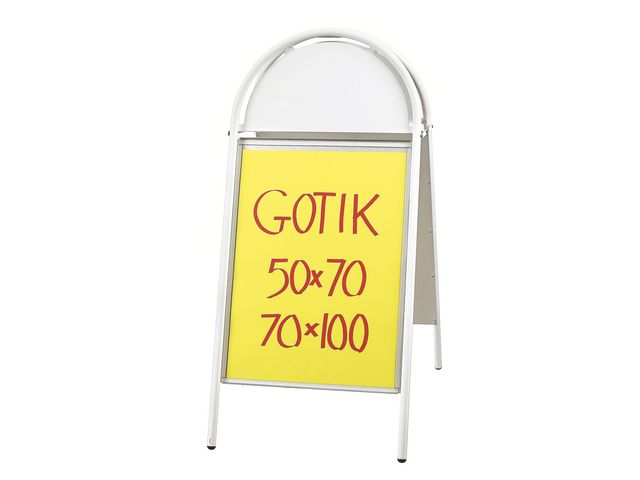 Gatuställ Nordic Brands Gotik Vit 70x100cm