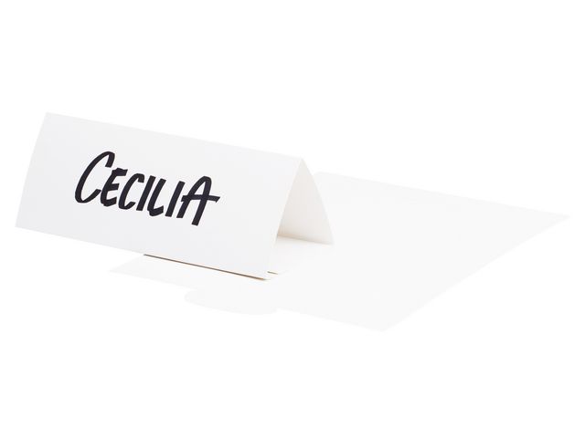 Bordsskylt Nordic Brands Papper 220x70mm 50st