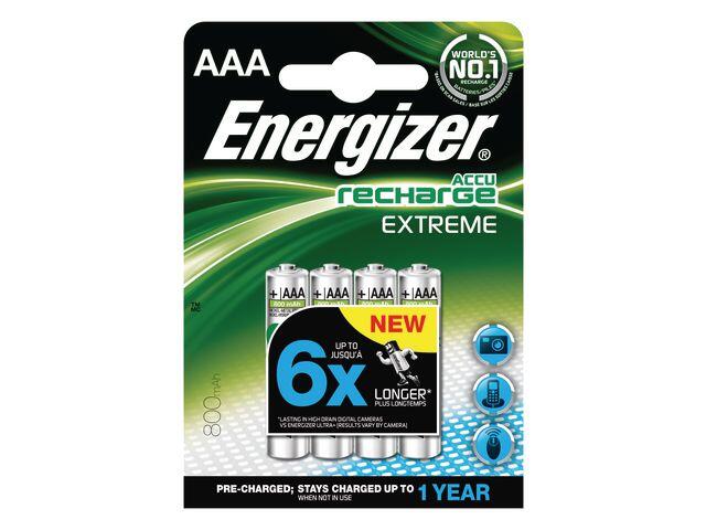 Batteri Laddbar Energizer AAA Extreme 4st