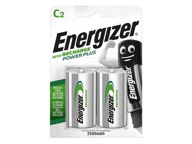 Batteri Laddbar Energizer C HR14 2st