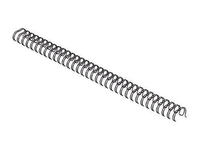 Wirespiraler 34-öglor Svart 14mm 100st