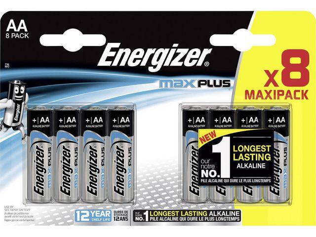 Batteri Energizer Max Plus AA 8st
