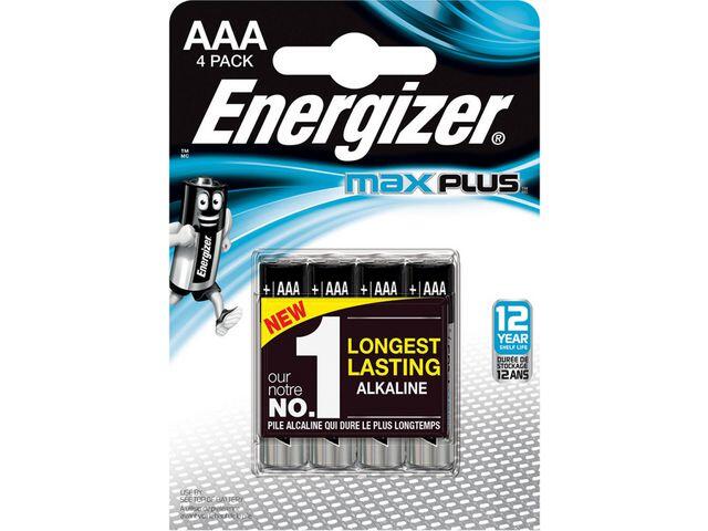 Batteri Energizer Max Plus AAA 4st