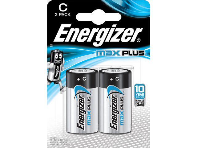 Batteri Energizer Max Plus C 2st