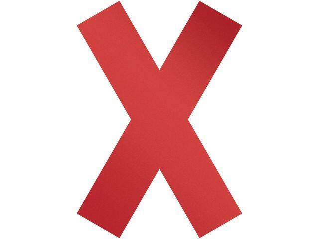 Golvmarkering Durable Kryss Avtagbar 5st